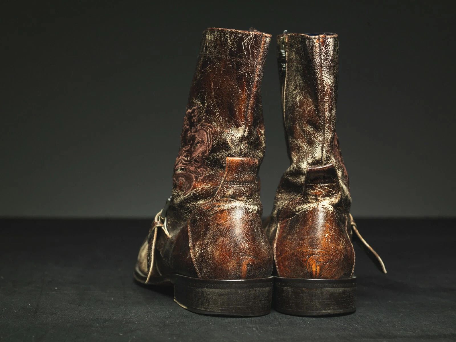 Mark Nason Mark Nason SKIDWAY Dragon Rock Boots Distressed Brown Size US 9 / EU 42 - 6 Thumbnail