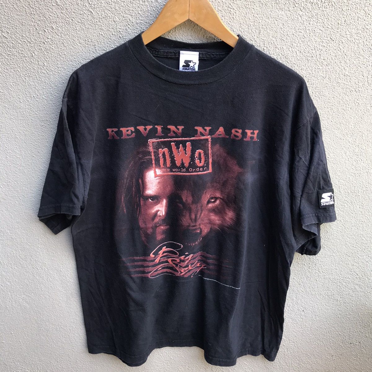 WCW/nWo Vintage 90s KEVIN NASH nwo tee wrestling wcw Size US L / EU 52-54 / 3 - 2 Thumbnail