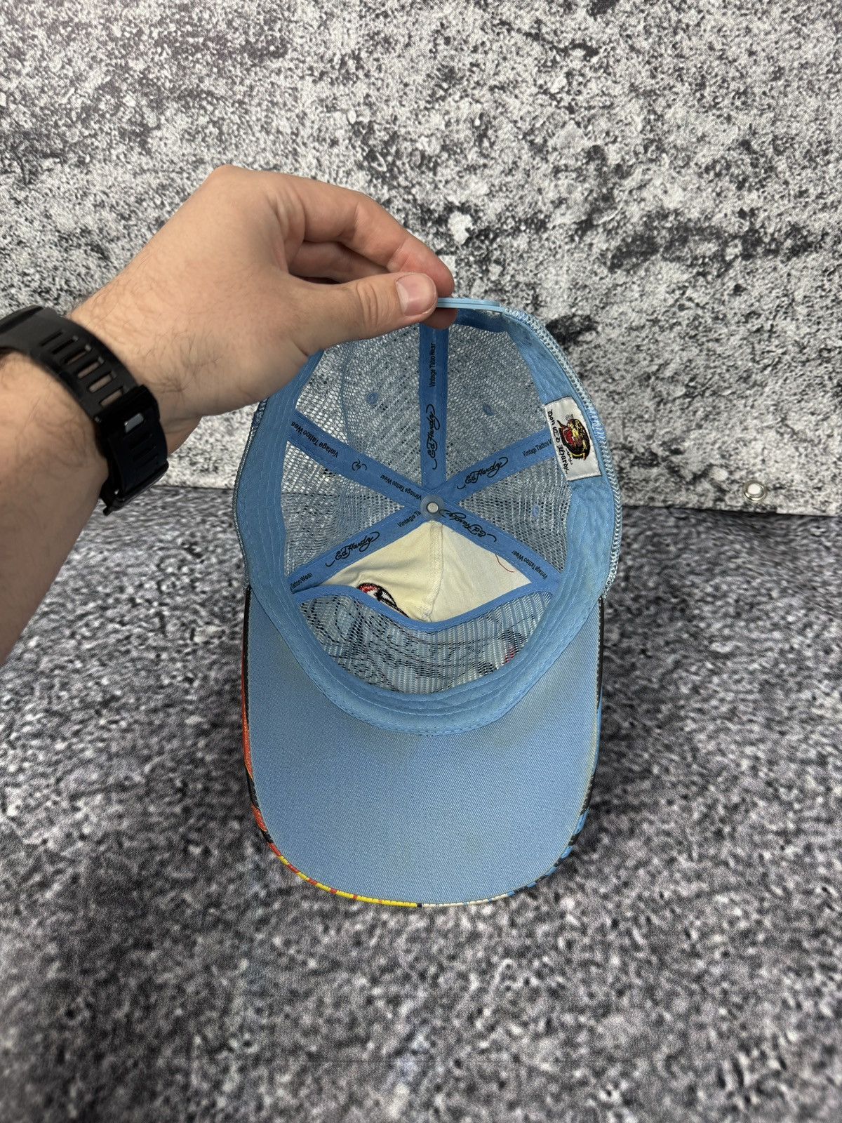 Ed Hardy Ed Hardy Baseball Cap Vintage Tattoo Wear Kills Love Slowly Size ONE SIZE - 8 Thumbnail