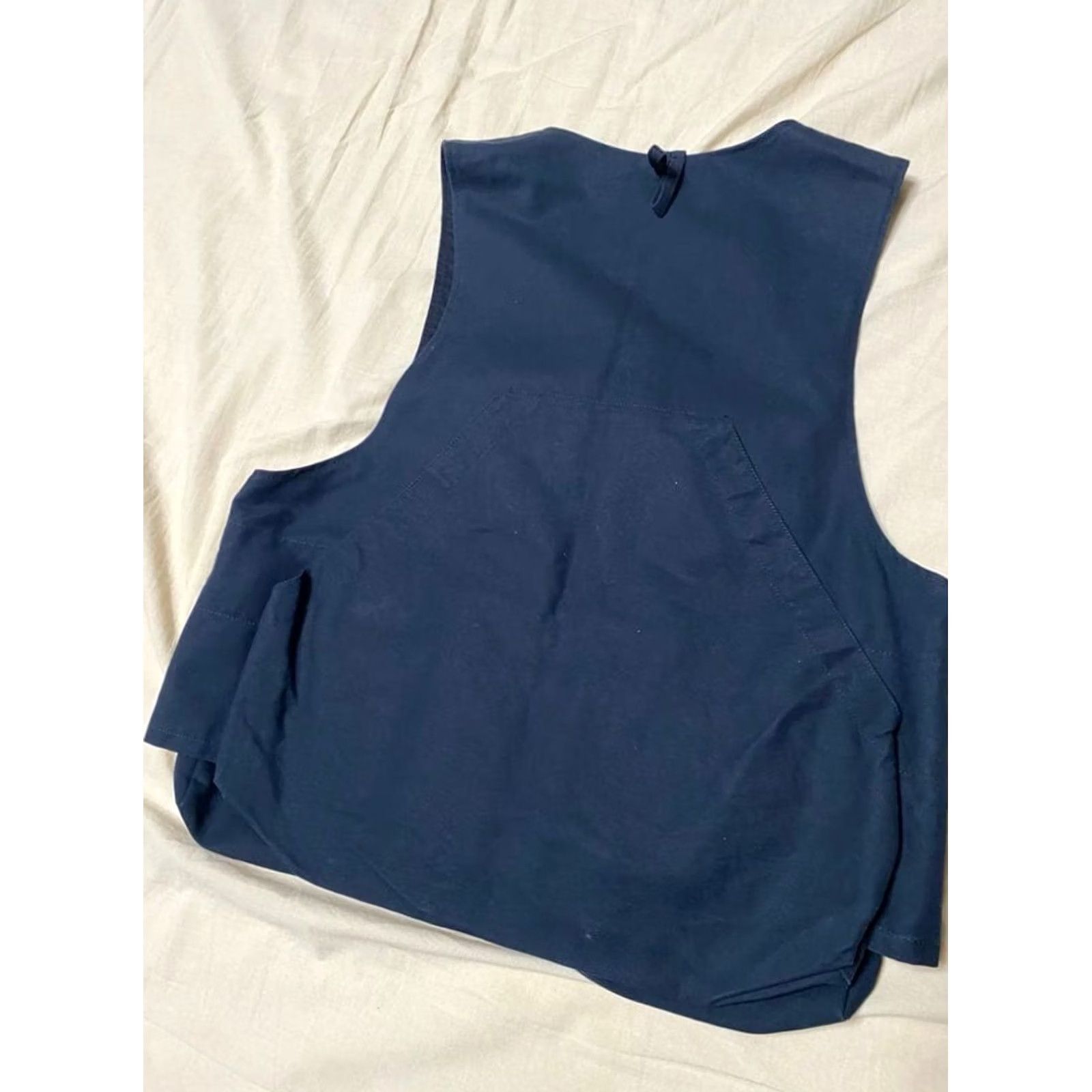 Engineered Garments ENGINEERED GARMENTS HUNTING VEST SIZE M COTTON NAVY USED MEN Size US M / EU 48-50 / 2 - 2 Thumbnail