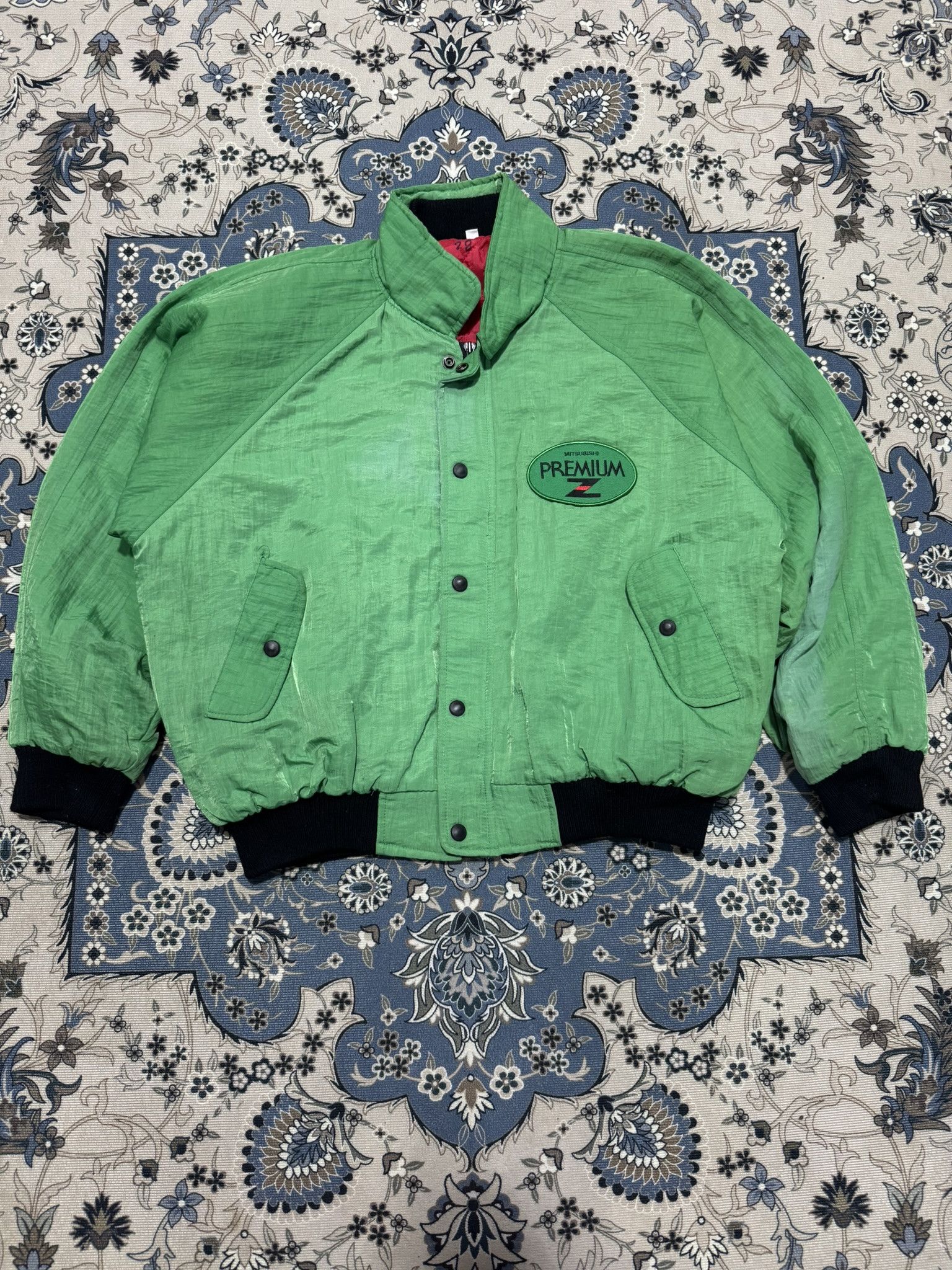 Formula 1 × Vintage Vintage Mitsubishi Premium Z Bomber Jacket Rally Art Size US L / EU 52-54 / 3 - 1 Thumbnail