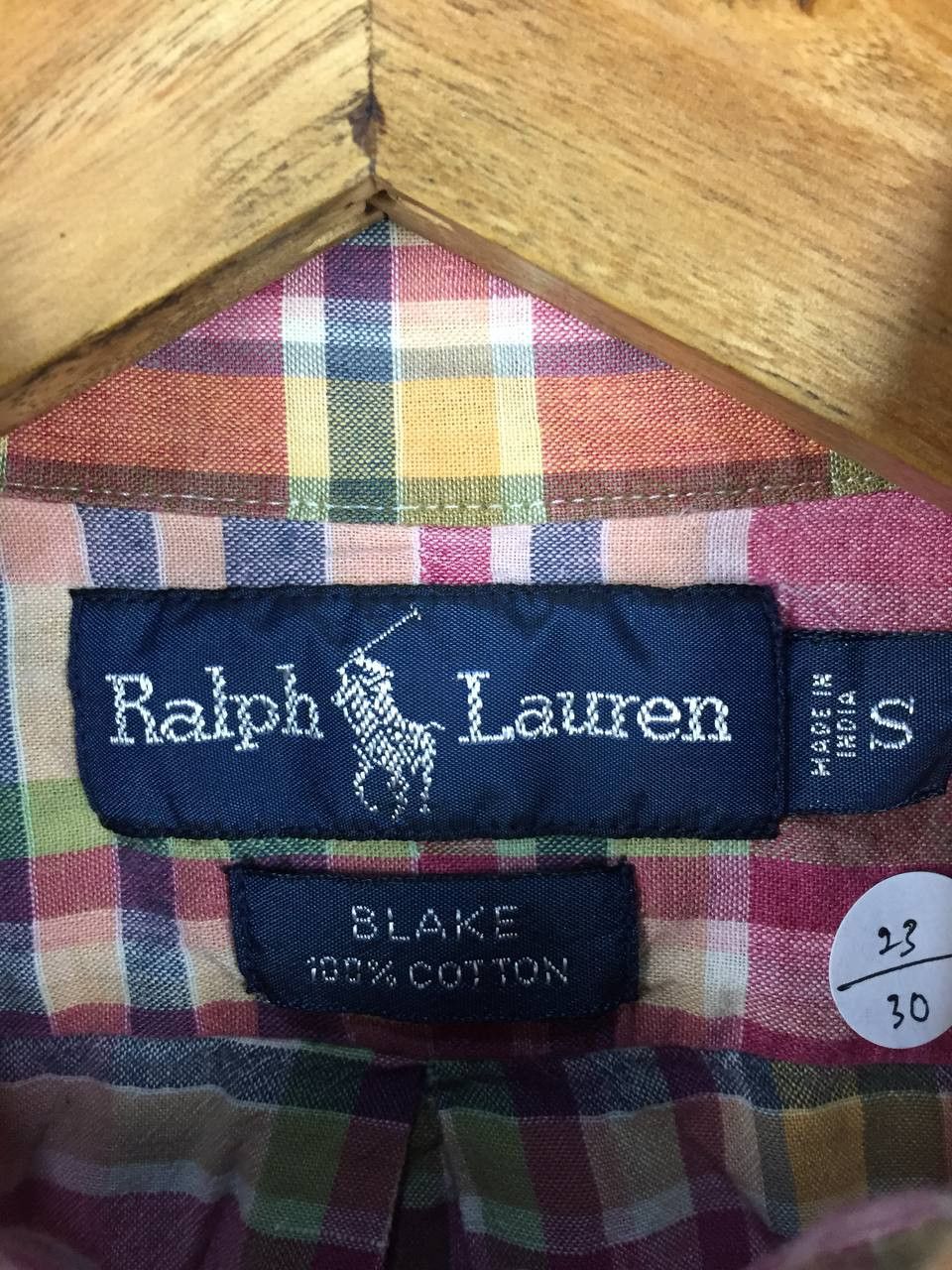 Ralph Lauren Vtg Ralph Lauren Blake Multi-Color Plaid Button Down Shirt Size US S / EU 44-46 / 1 - 10 Thumbnail