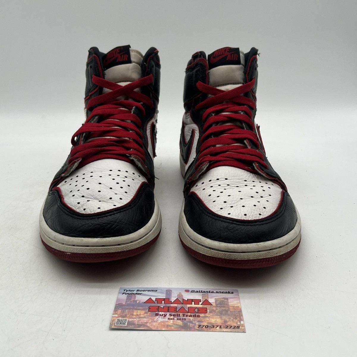 Nike Air Jordan 1 high bloodline Size US 12 / EU 45 - 2 Thumbnail