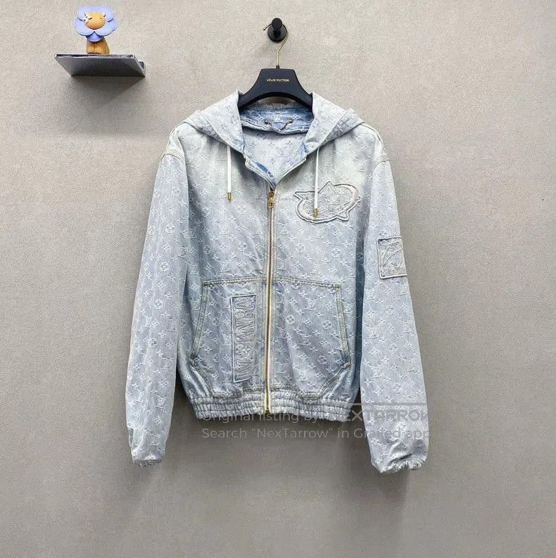 Louis Vuitton LV x NBA Blue Jacket Coat. Size US L / EU 52-54 / 3 - 3 Thumbnail