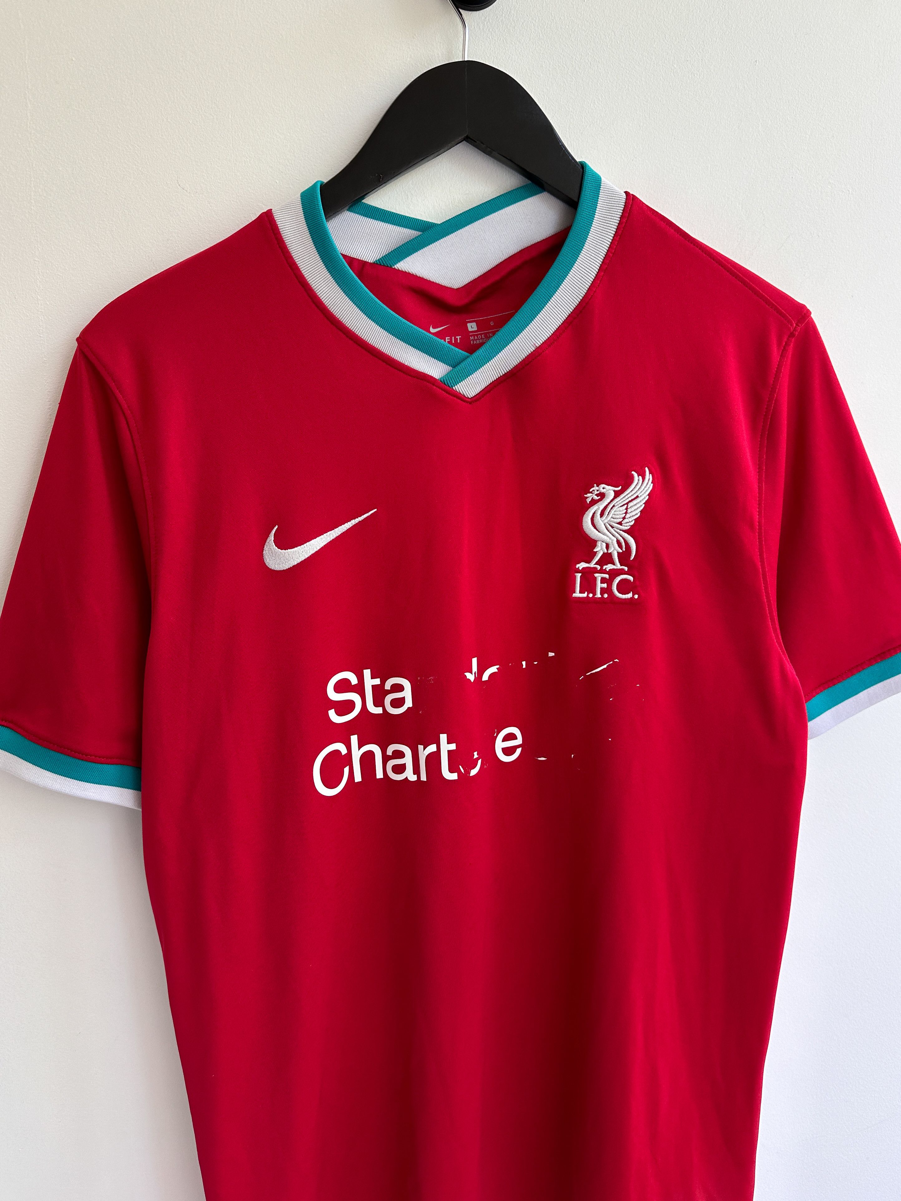 Nike Liverpool FC Nike 2020 2021 Home Soccer Jersey Kit Tee Size US L / EU 52-54 / 3 - 2 Thumbnail