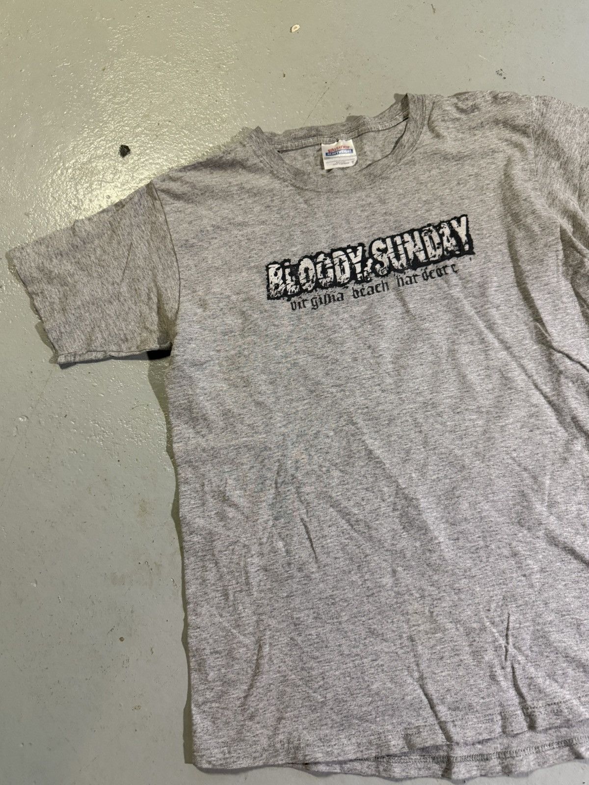 Vintage Vintage 00’s Bloody Sunday Hardcore Band Tshirt Size US S / EU 44-46 / 1 - 1 Thumbnail