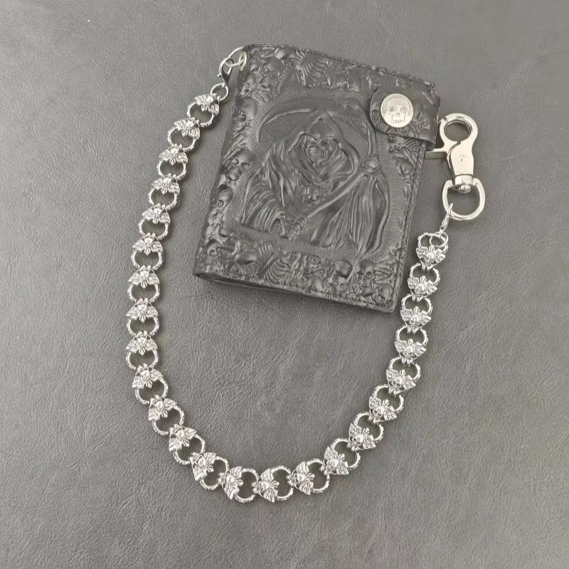 Jewelry Retro Hip Hop Wallet Waist Pant Chain Luxury Accessories Y2K Size ONE SIZE - 4 Thumbnail