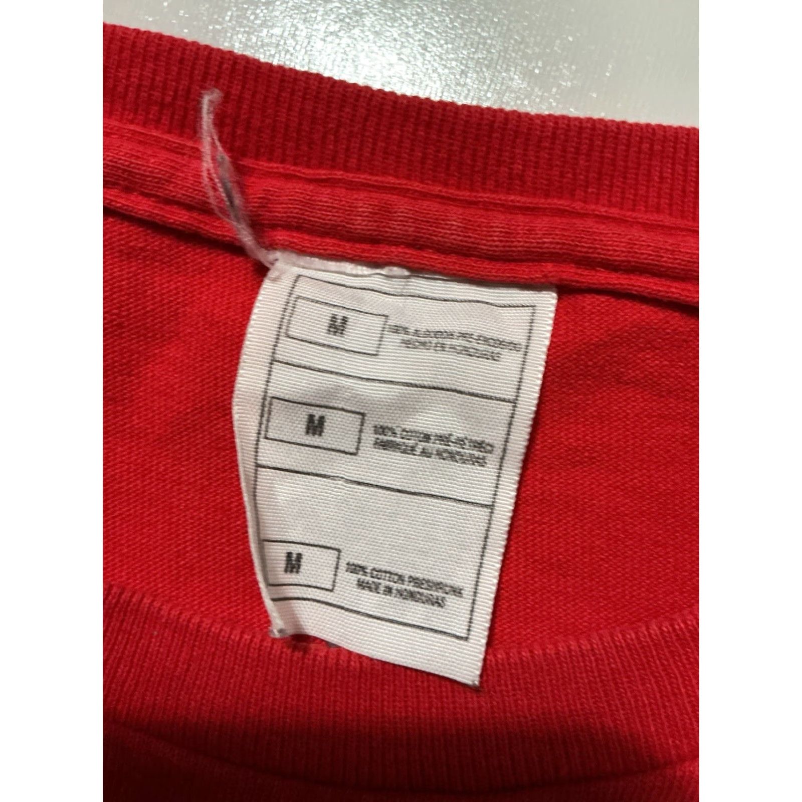 Fruit Of The Loom Mauro Picotto DJ EDM Trance Electronic Dance Techno Music Graphic Red T-Shirt MD Mens Regular M Shirt Size US M / EU 48-50 / 2 - 7 Thumbnail