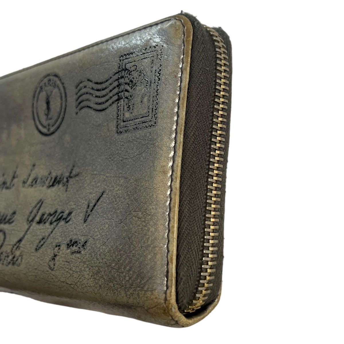 Saint Laurent Paris × Yves Saint Laurent YSL Mailing Card Wallet Size ONE SIZE - 5 Thumbnail