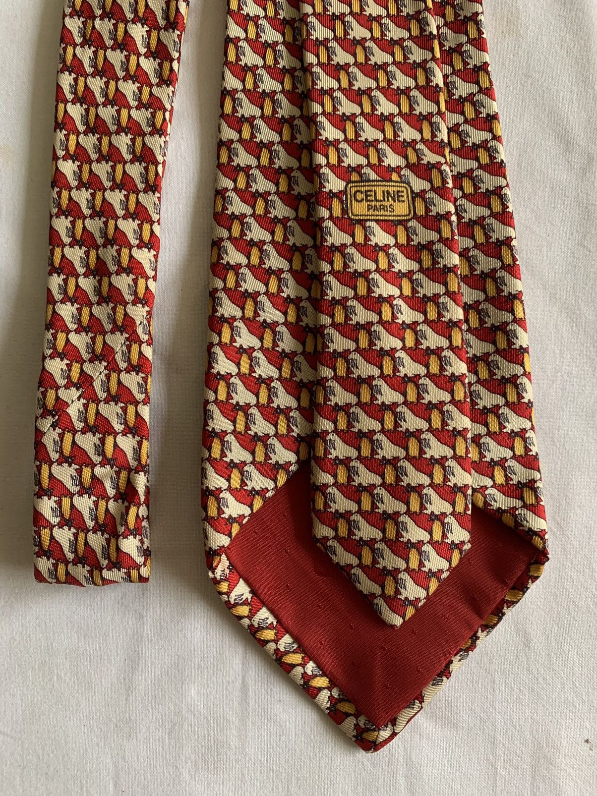 Celine CELINE PURE SILK NECK TIE Size ONE SIZE - 7 Thumbnail