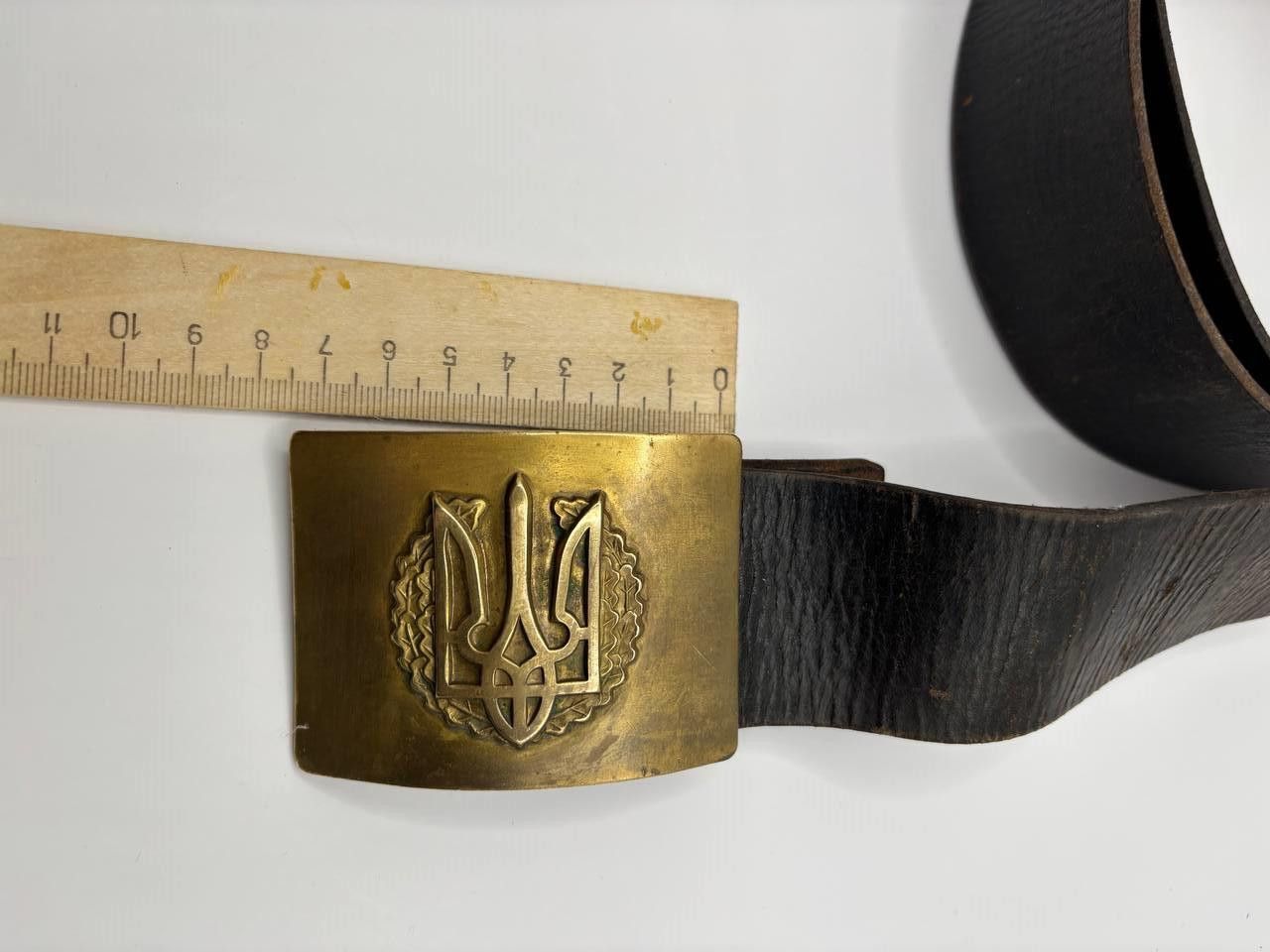 Vintage Vintage Ukrainian Army Tryzub Brass Buckle - Rare Size ONE SIZE - 2 Thumbnail
