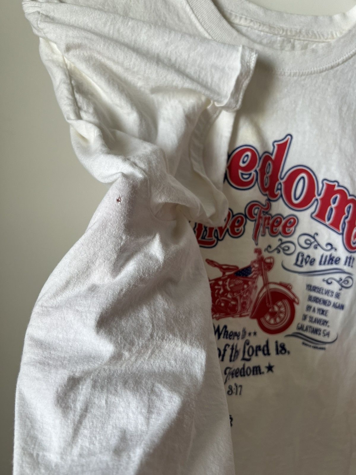 Vintage Vintage Y2K Jesus Motorcycle Shirt Size US XL / EU 56 / 4 - 6 Thumbnail