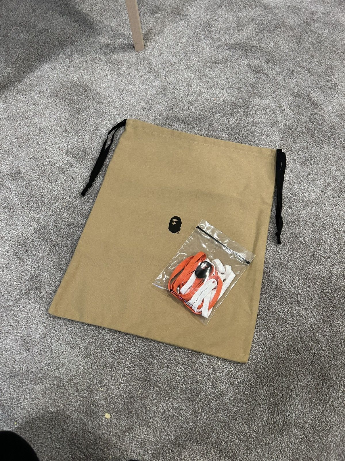 Bape A Bathing Ape Original Bapesta Low 'Orange White' Size US 10 / EU 43 - 13 Thumbnail