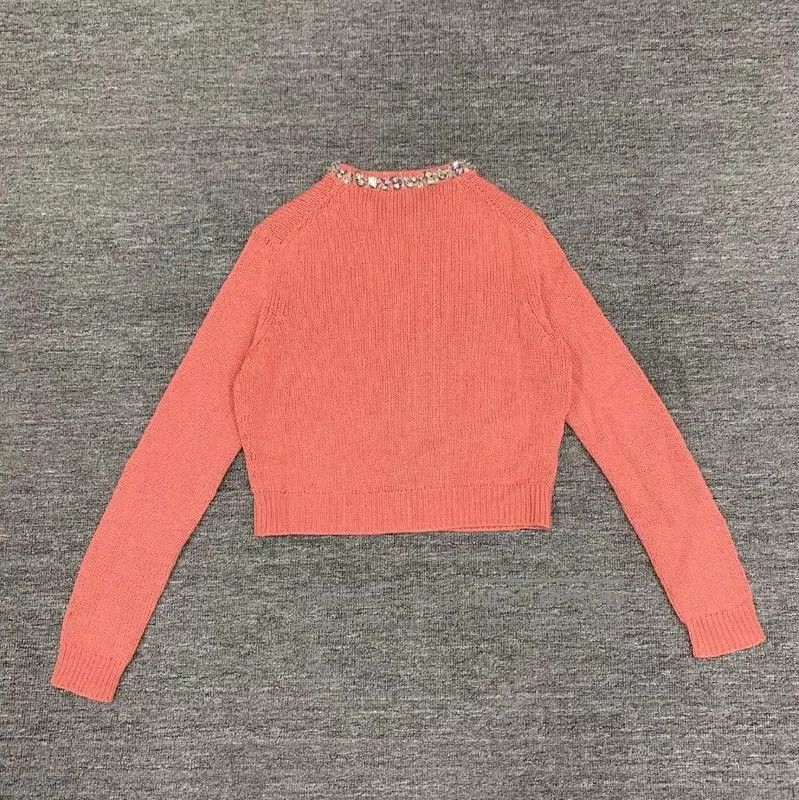 Miu Miu Miu Miu Women's Pink Knit Sweater . Size S / US 4 / IT 40 - 2 Thumbnail