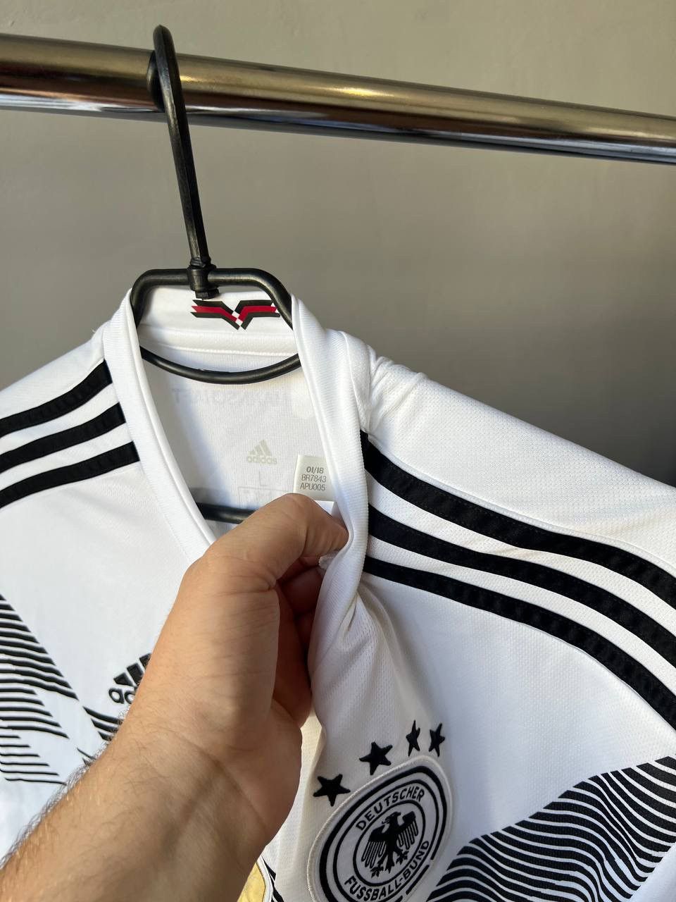 Adidas 2018/19 GERMANY TEAM #11 HOME SOCCER JERSEY FOOTBALL SHIRT L Size US L / EU 52-54 / 3 - 10 Thumbnail