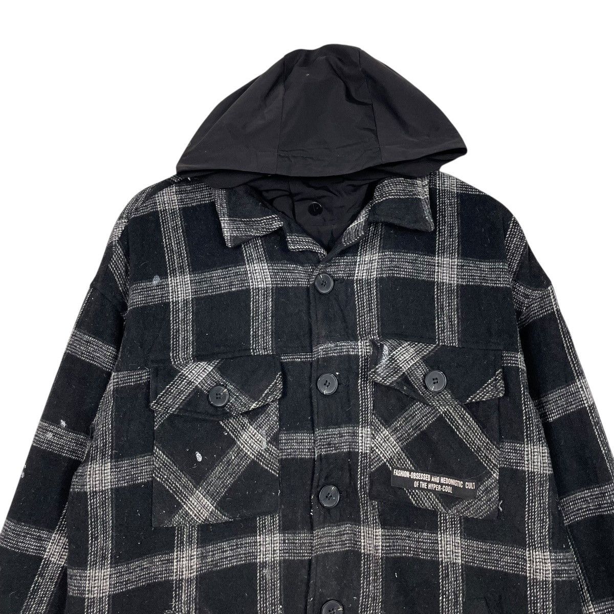 Japanese Brand Japanese Brand Tartan Hooded Jacket Size US M / EU 48-50 / 2 - 2 Thumbnail