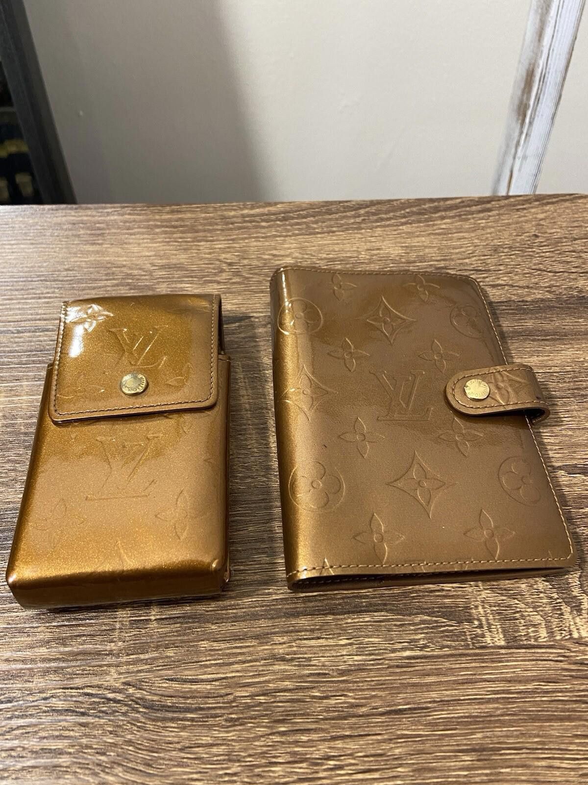 Louis Vuitton Louis Vuitton Vernis cigarette case + notebook cover set Size ONE SIZE - 1 Thumbnail
