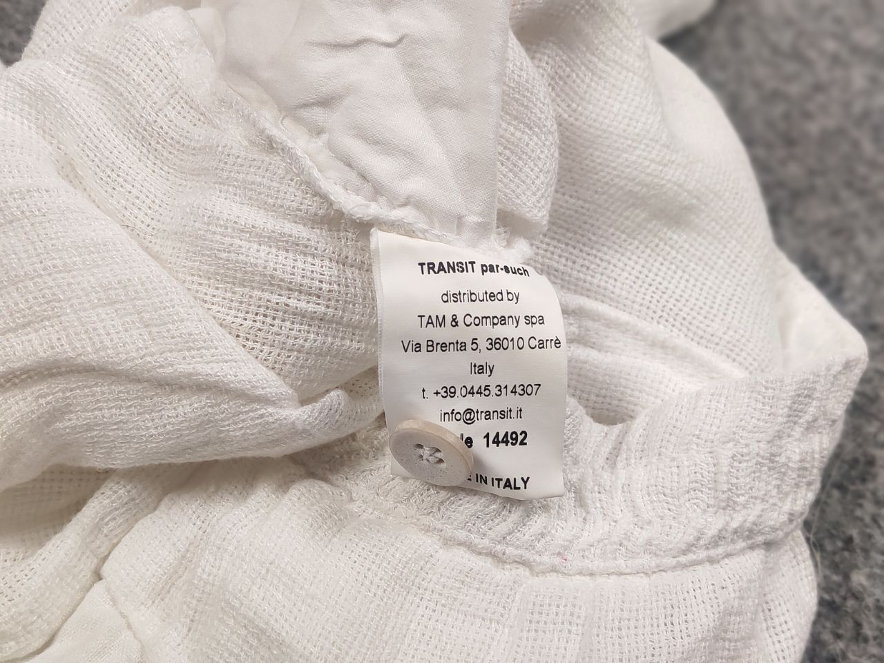 Transit Transit Par Such Design classic White Linen Trouser Pants Size 30" / US 8 / IT 44 - 14 Thumbnail