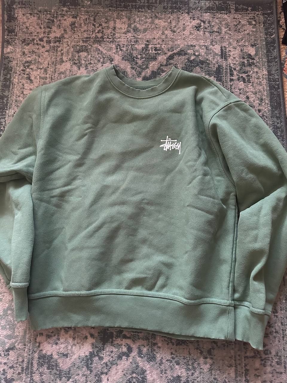 Stussy Stussy Green Jumper Size US M / EU 48-50 / 2 - 2 Thumbnail