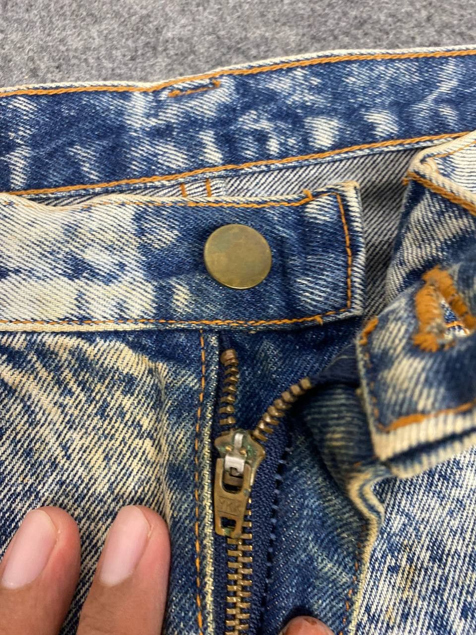 Japanese Brand vintage japanese brands acid wash denim Size US 33 - 14 Thumbnail