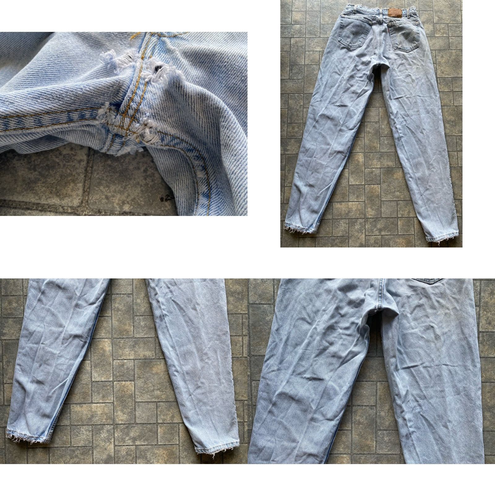 Levi's VINTAGE Levi's 560 Jeans Men 34x36 USA Blue 1994 Flaws Wear Pants - 34x36 Inseam 36 Mens Size US 34 / EU 50 - 9 Thumbnail