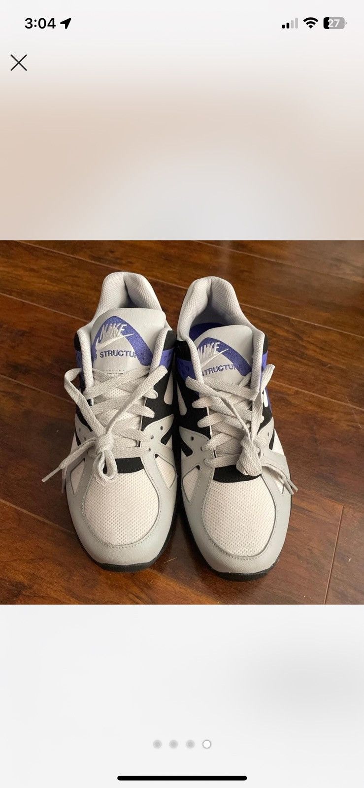 Nike Nike air max structure size 9 lapis purple Size US 9 / EU 42 - 5 Thumbnail