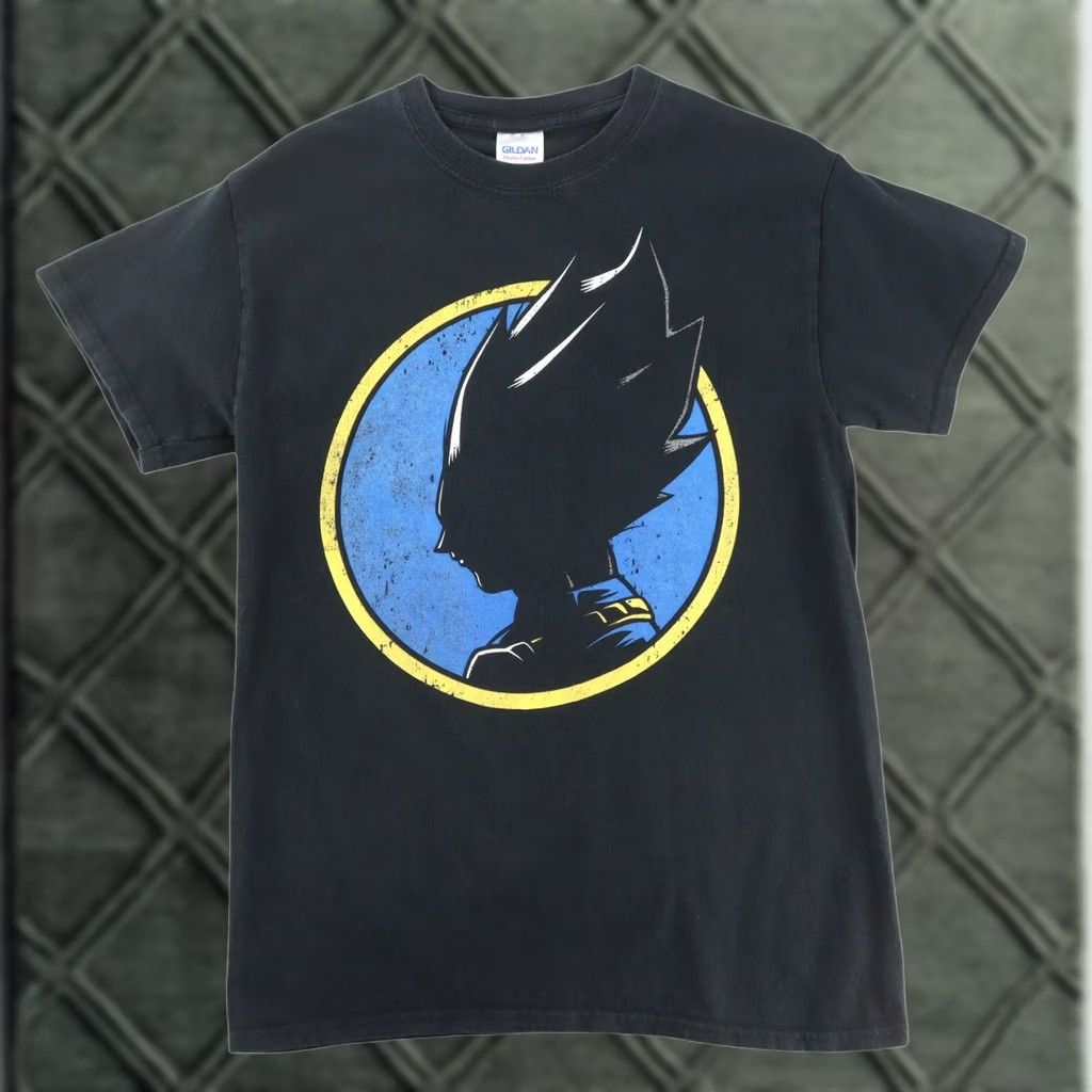 Gildan VINTAGE Dragonball Z Tshirt Crew Neck Black Small Men Gildan VTG 2000s Vegeta Goku Cartoon 90s Anime Graphic Print Shirt Size US S / EU 44-46 / 1 - 1 Thumbnail