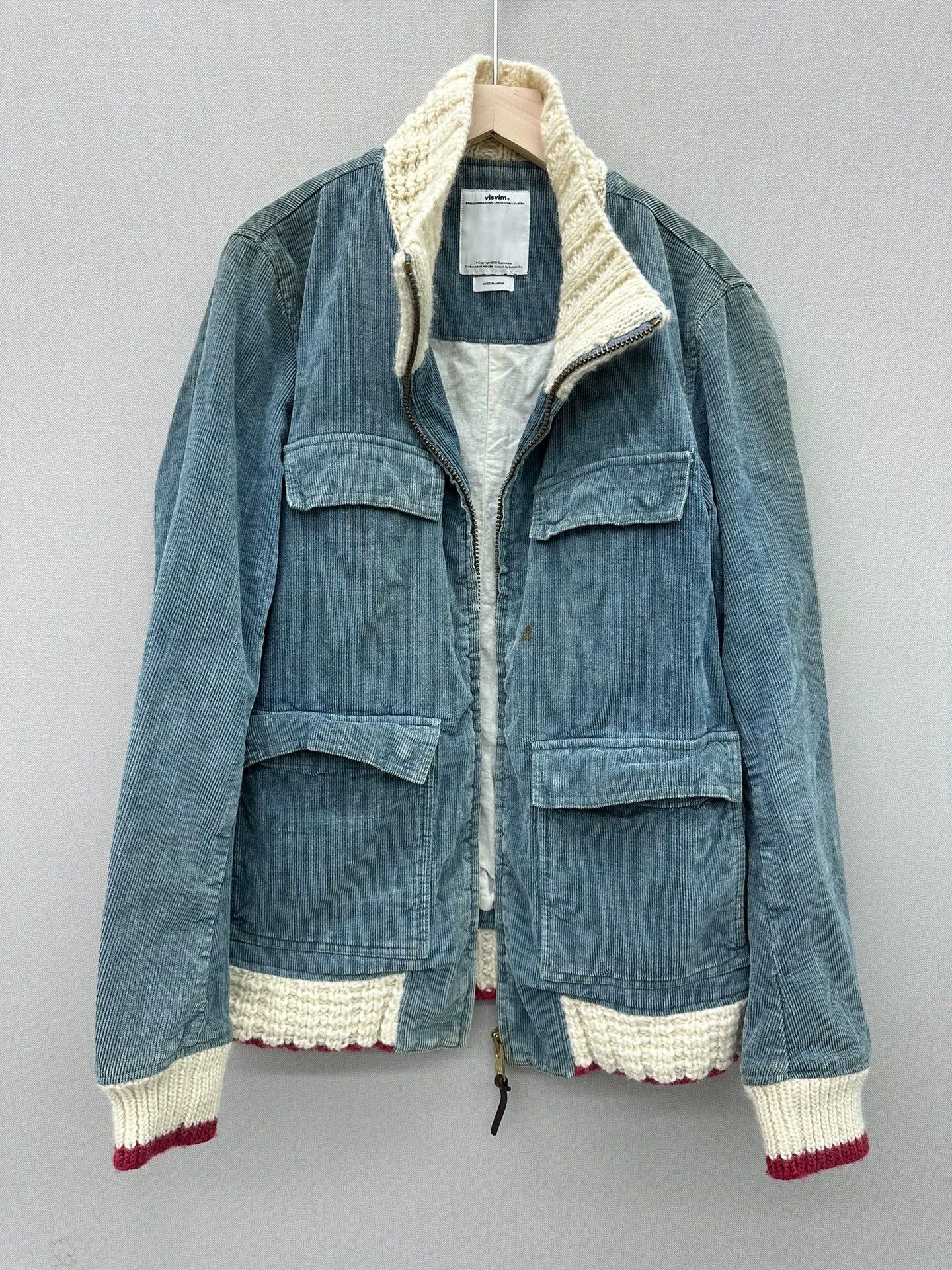 Other Visvim Visvim Wool high-necked corduroy jacket with four p Size US M / EU 48-50 / 2 - 1 Thumbnail