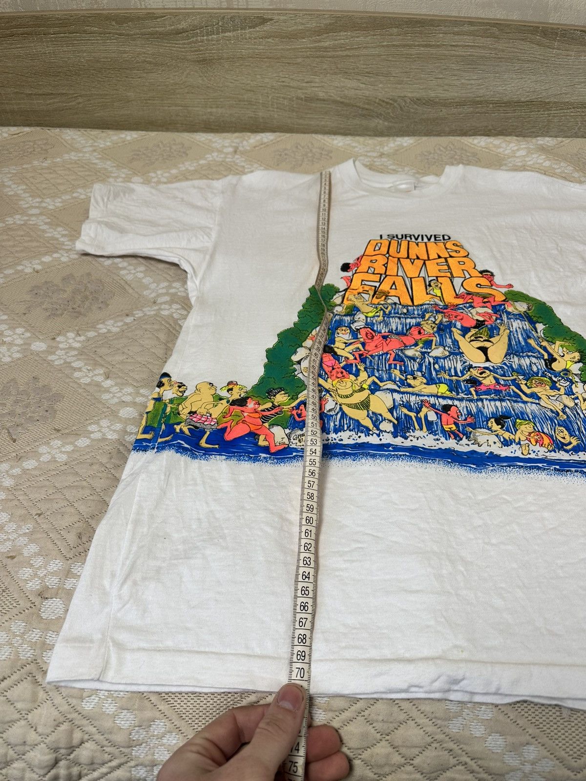 Quiksilver 🔥 90s I Survived Dunns River Falls Jamaica Vintage T Shirt Size US L / EU 52-54 / 3 - 9 Thumbnail