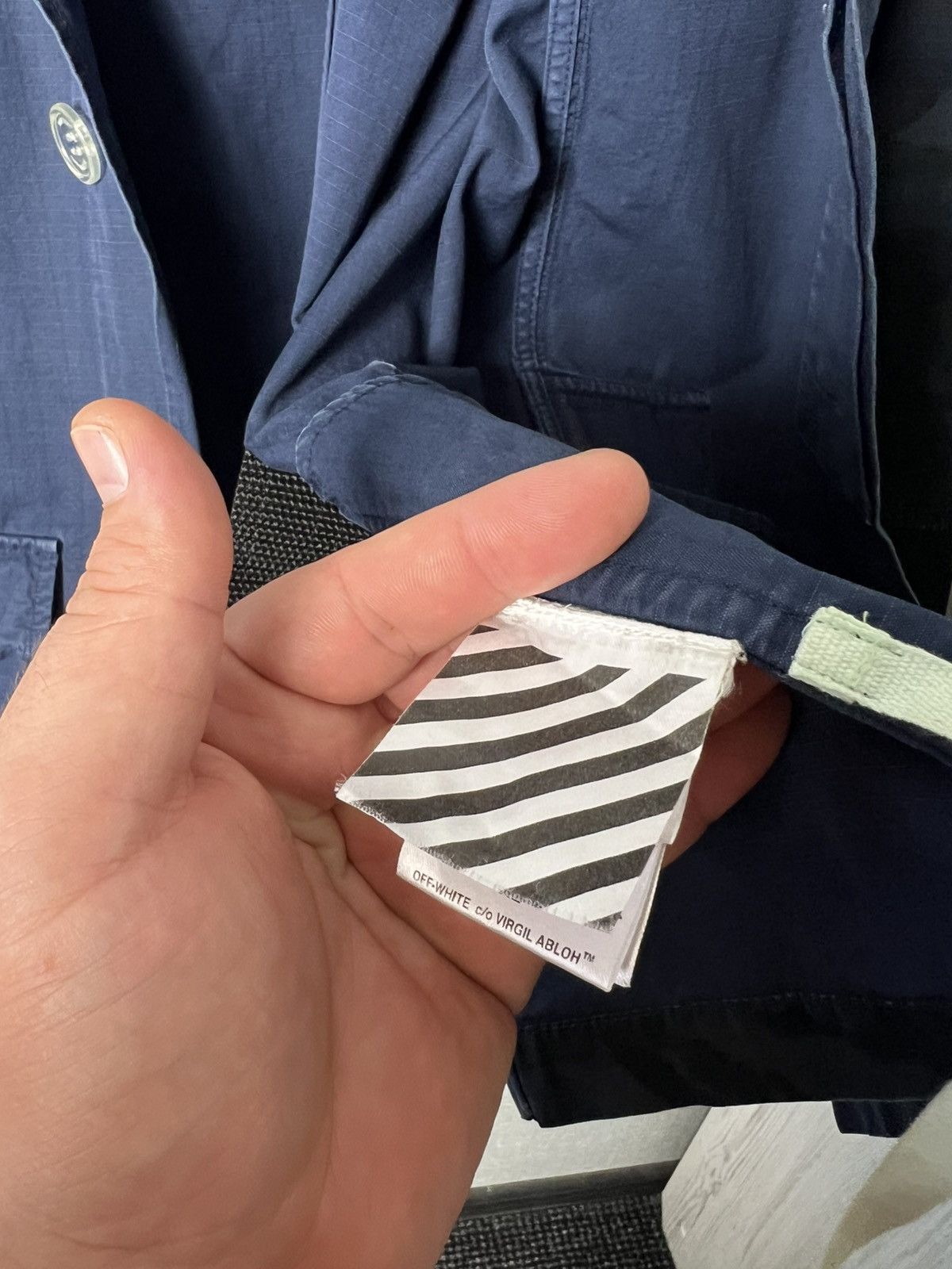 Off-White Off White Camo Sleeve Field Jacket Arrows Print Virgil Abloh Size US XL / EU 56 / 4 - 24 Thumbnail