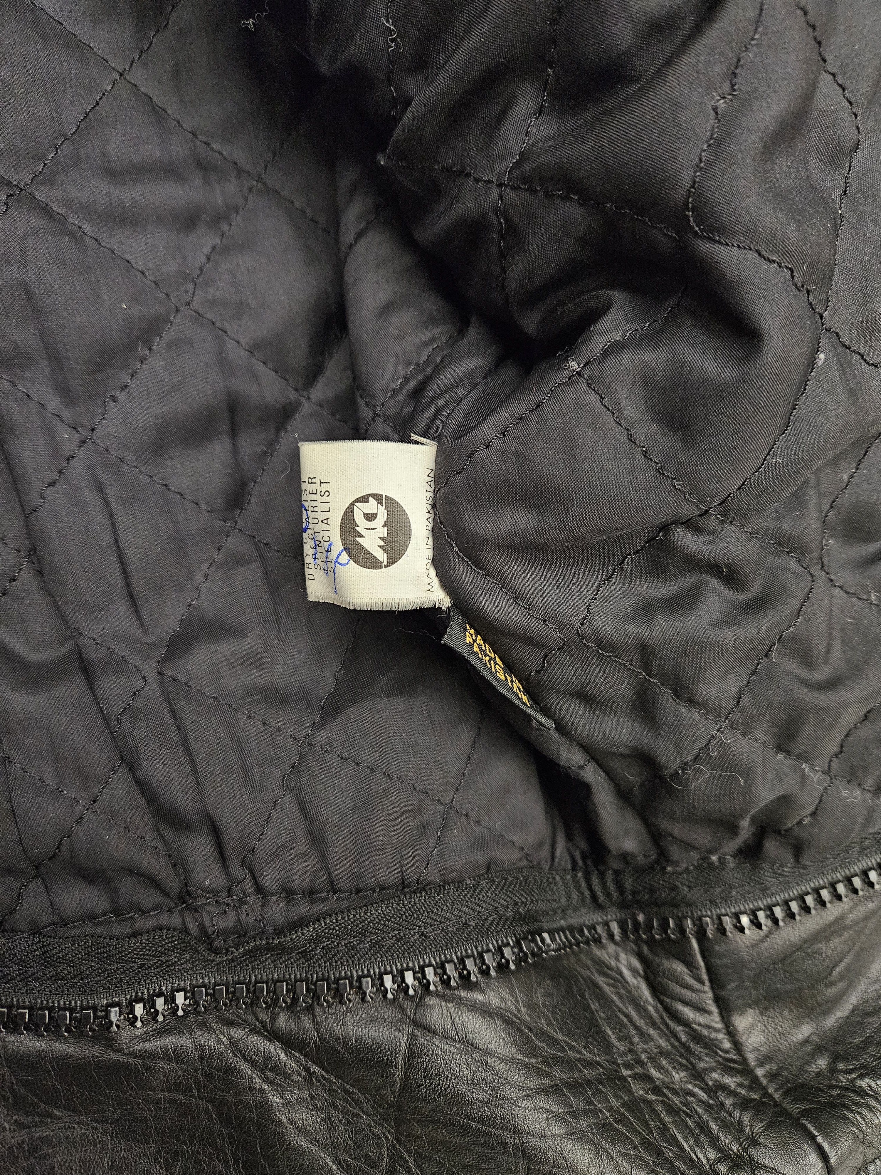 Genuine Leather × Vintage Vintage distressed biker racing leather jacket Size US S / EU 44-46 / 1 - 20 Thumbnail