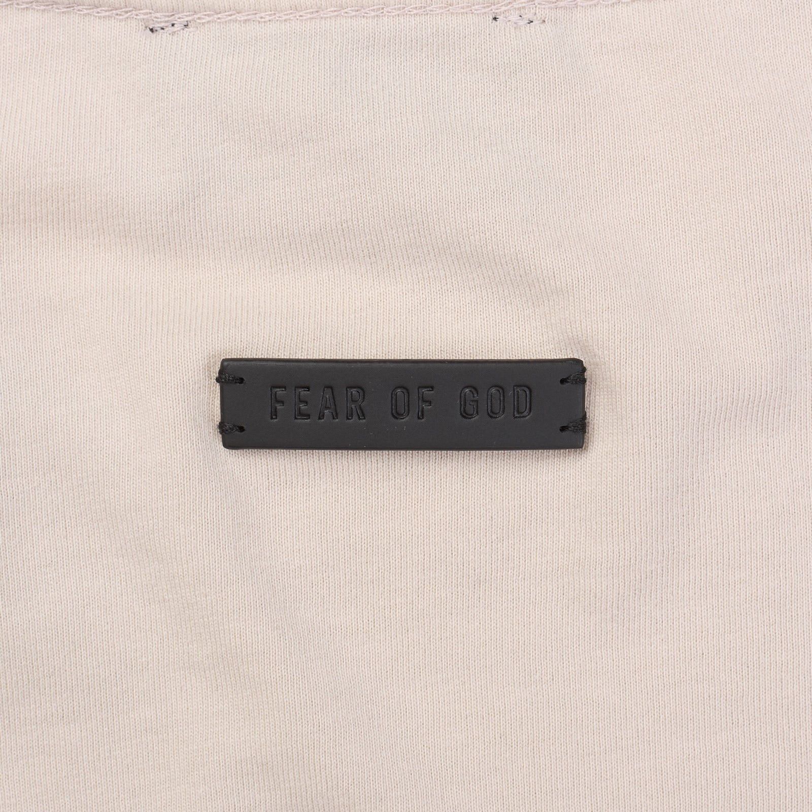Fear of God FEAR OF GOD Taupe "7" Logo Cotton Short Sleeve T-Shirt NEW L Size US L / EU 52-54 / 3 - 3 Thumbnail