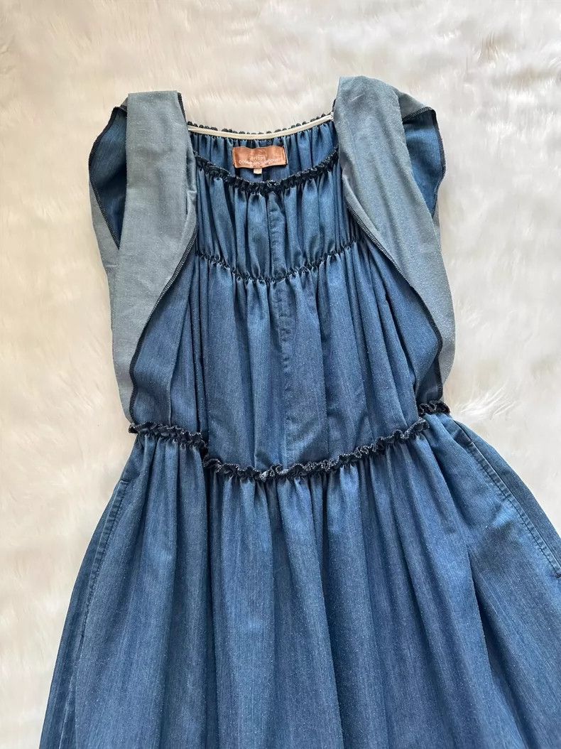 Comme des Garcons Comme Des Garcons Denim Dress Size M / US 6-8 / IT 42-44 - 2 Thumbnail