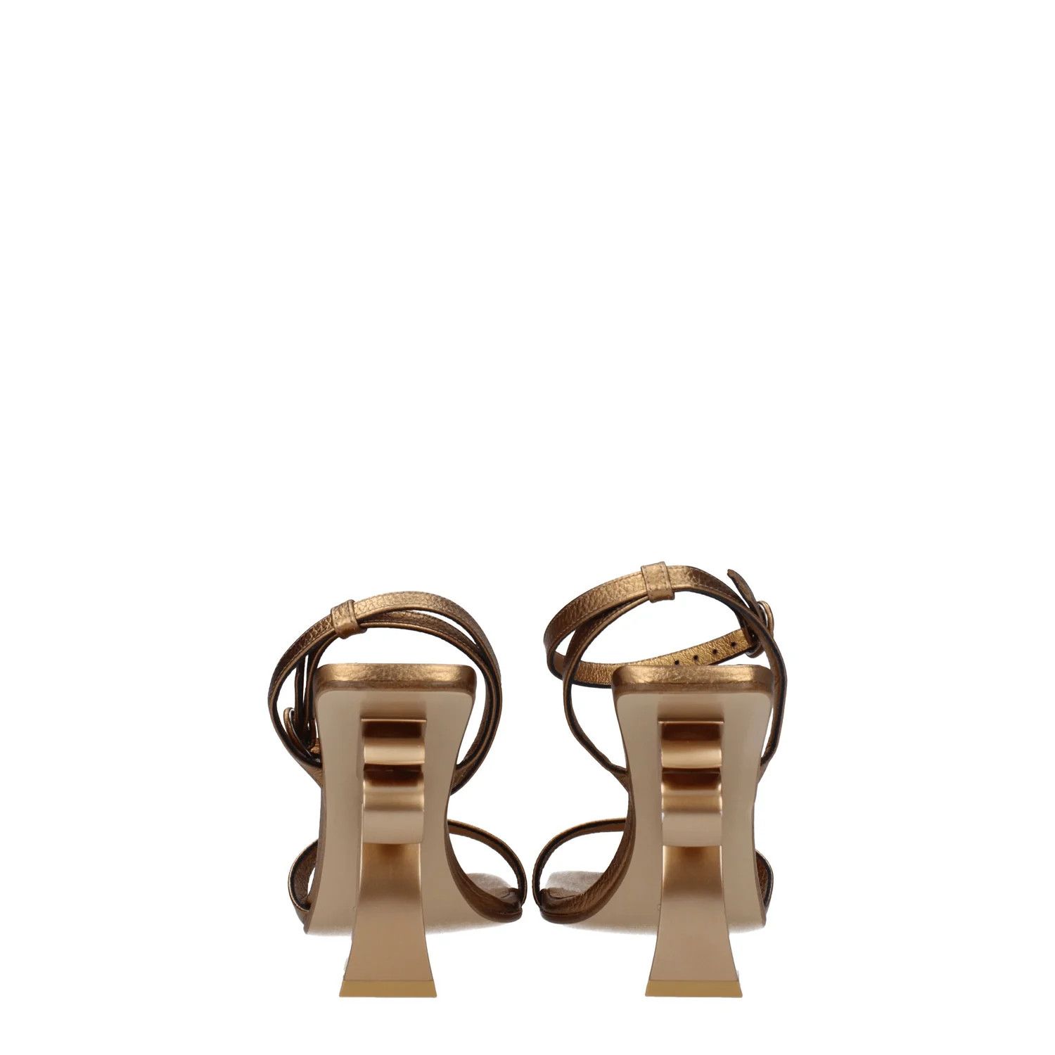 Palm Angels ob1o1e1124 Leather Sandals in Gold Size US 6 / IT 36 - 5 Thumbnail