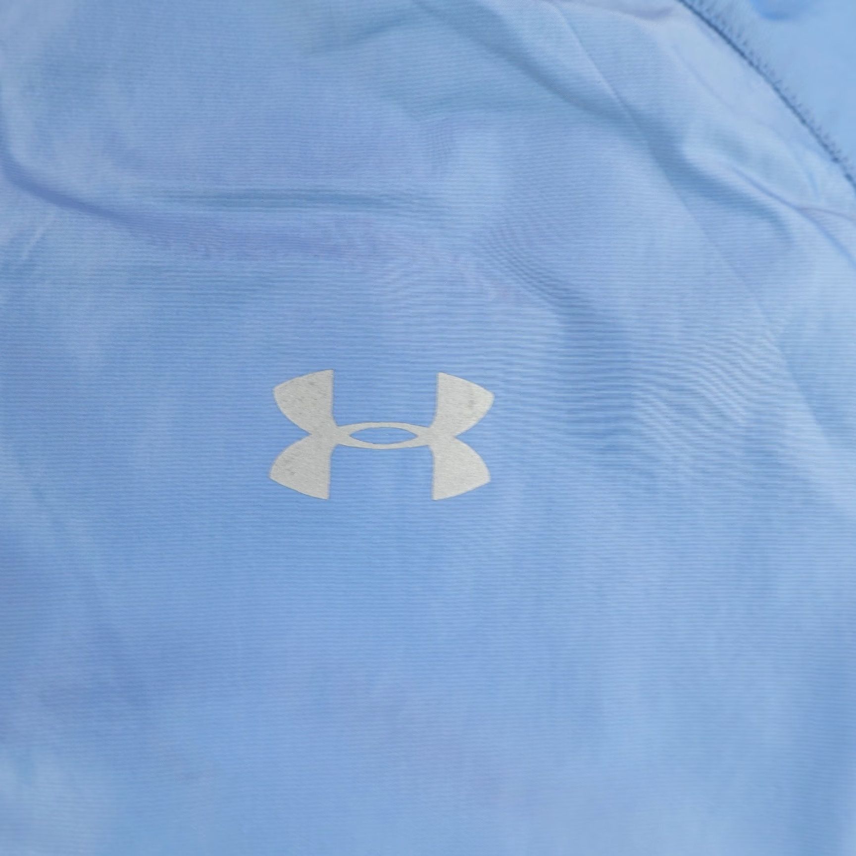 Under Armour VINTAGE Under Armour Jacket Mens Large Blue Running Windbreaker Full Zip Hooded Athletic Coat L Mens > Size US L / EU 52-54 / 3 - 3 Thumbnail