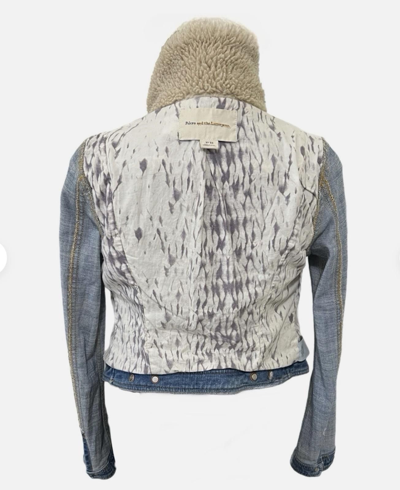Other PILCRO & THE LETTERPRESS Sherpa Denim Jacket (X-SMALL) Size XS / US 0-2 / IT 36-38 - 6 Thumbnail