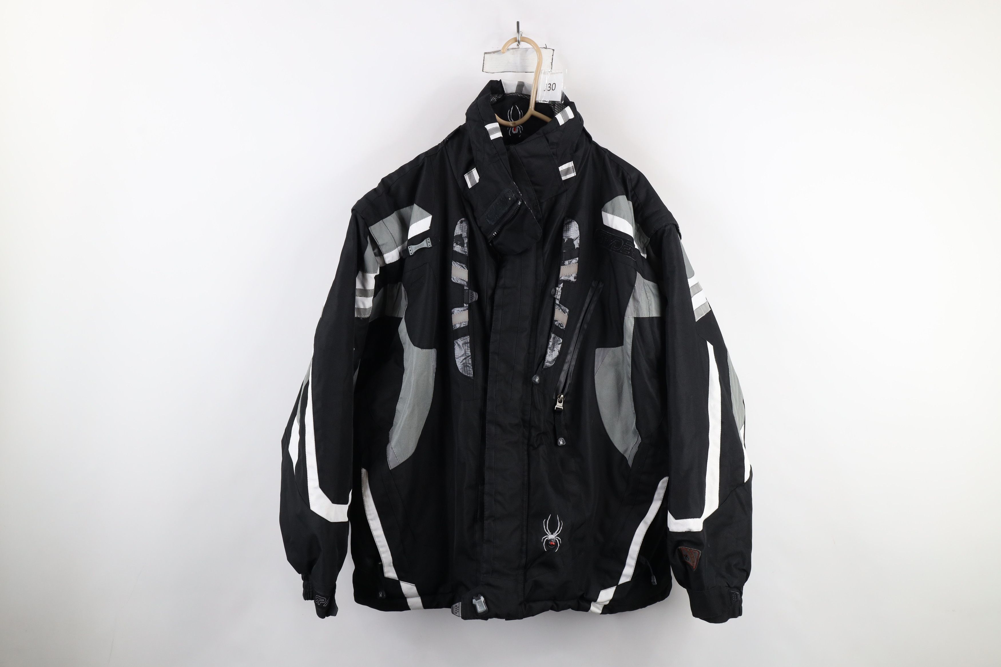 Vintage Spyder Convertible Zip Off Puffer Jacket Vest