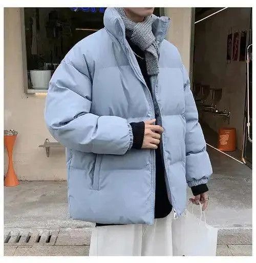 VIBE Blue Puffer Jacket Size US L / EU 52-54 / 3 - 1 Thumbnail