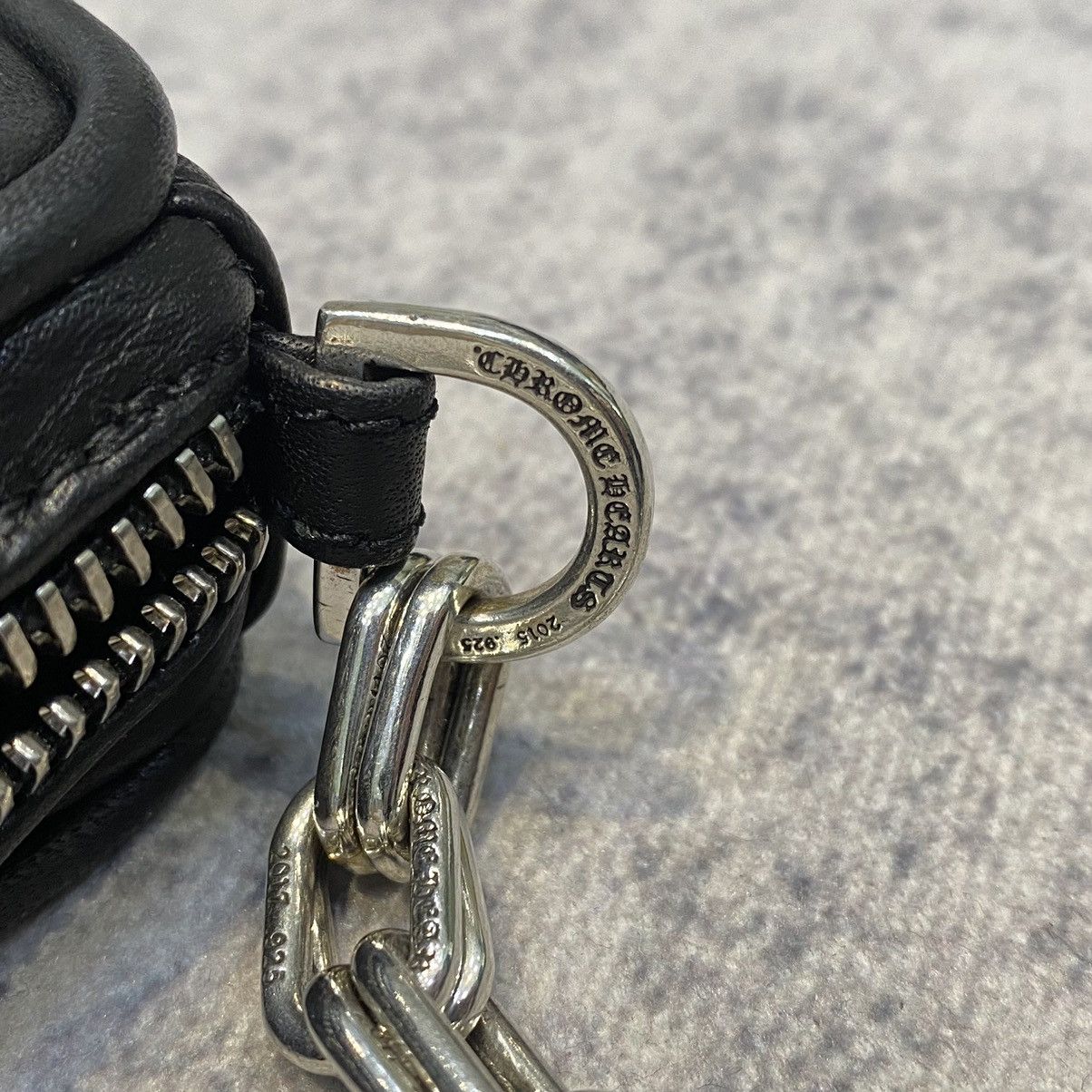 Chrome Hearts Chrome hearts PULP Cross link chain silver Medium bag black Size ONE SIZE - 13 Thumbnail