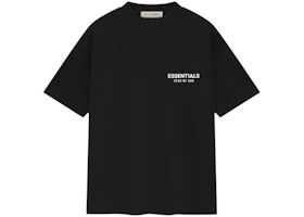 Fear of God Fear of God Essentials Classic Short Sleeve Tee Jet Black ...