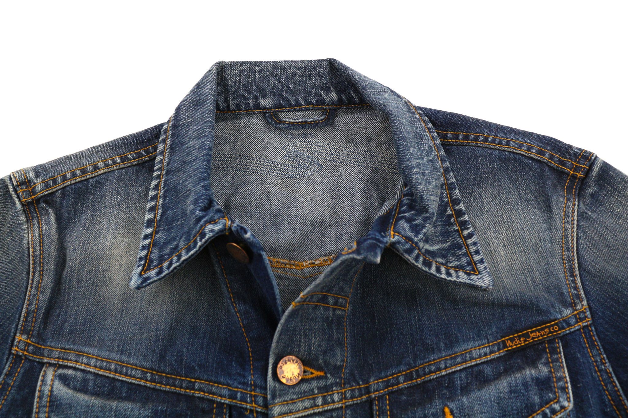 Nudie Jeans CONNY S Night Rain Buttoned Polo Neck Jacket 81606 Size US S / EU 44-46 / 1 - 4 Thumbnail