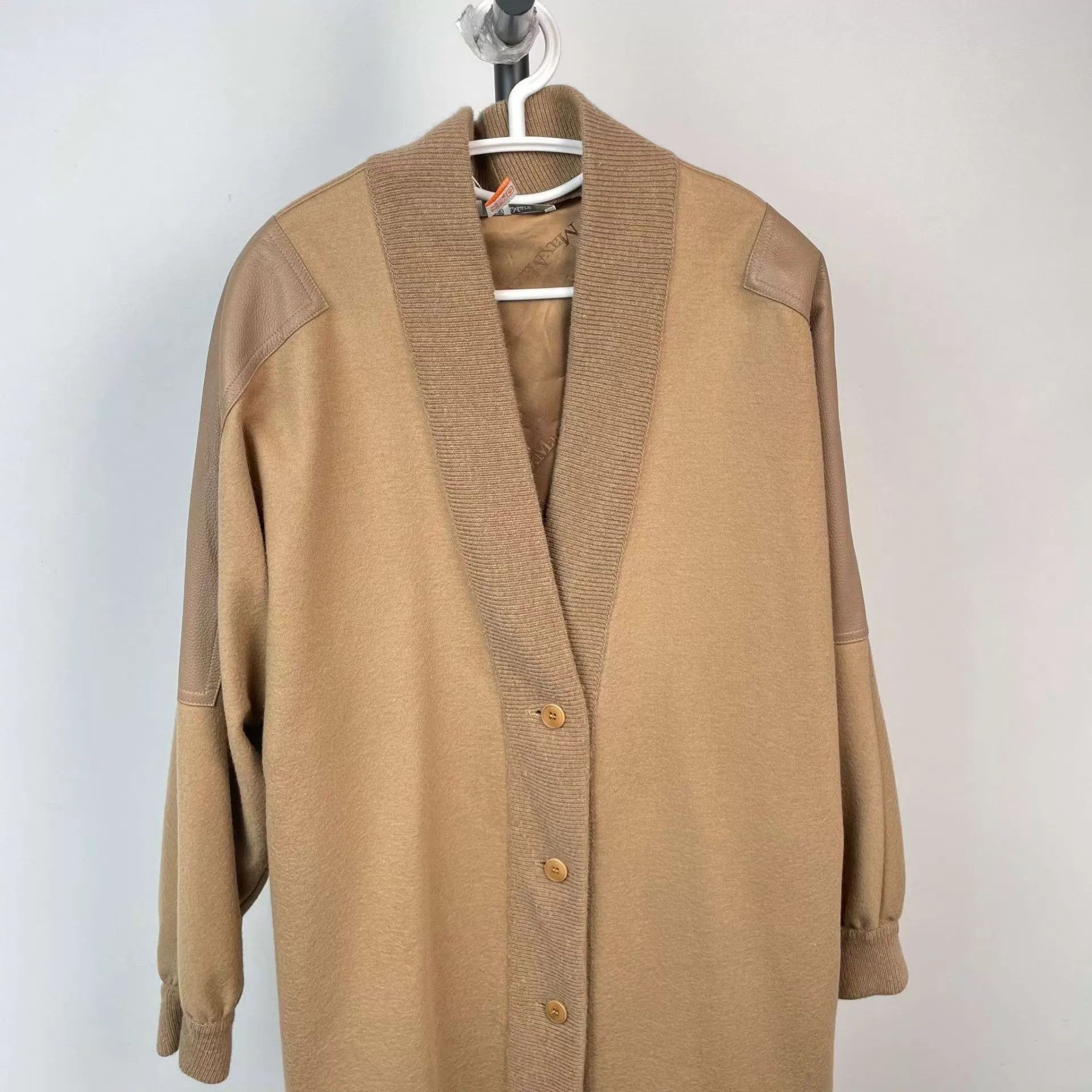 Max Mara MaxMara Camel Wool Coat L 98 New Size L / US 10 / IT 46 - 6 Thumbnail