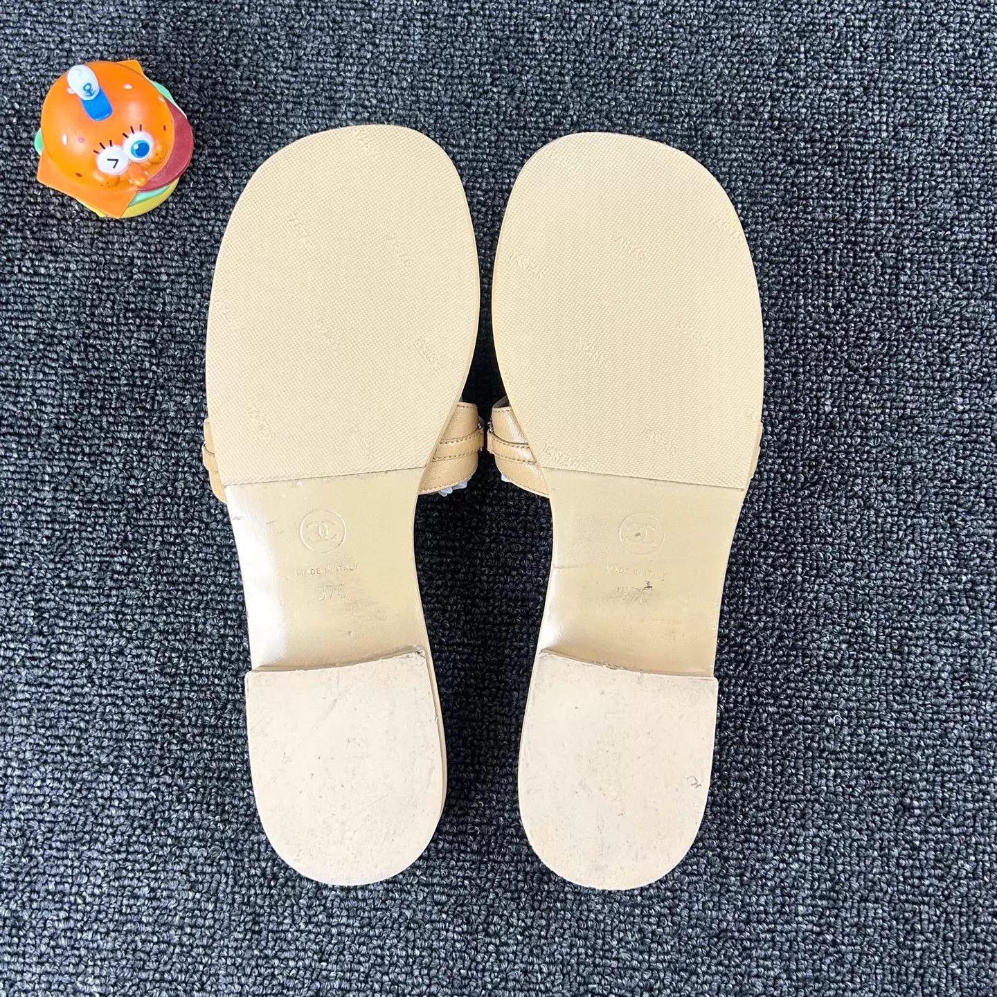 Chanel Chanel Beige Pearl Sandals 37 Size US 6.5 / IT 36.5 - 4 Thumbnail