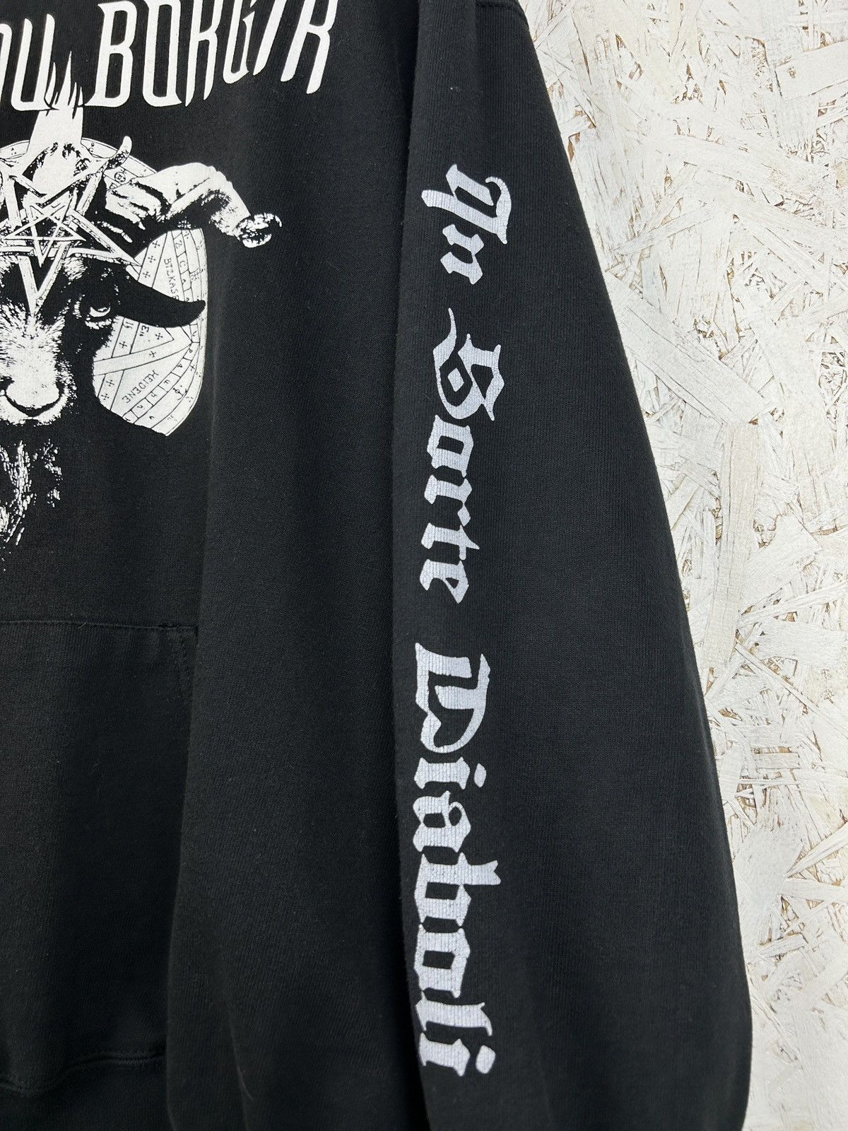 Band Tees 00s Dimmu Borgir In Sorte Diaboli Black Metal Band Hoodie XL Size US XL / EU 56 / 4 - 4 Thumbnail