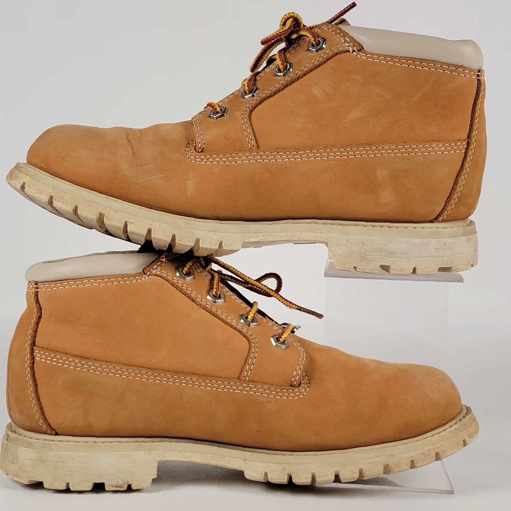 Timberland TIMBERLAND Nellie Waterproof Wheat Chukka Boots Women's 8M Casual Leather Lace Up Boots Size US 8 / IT 38 - 4 Thumbnail