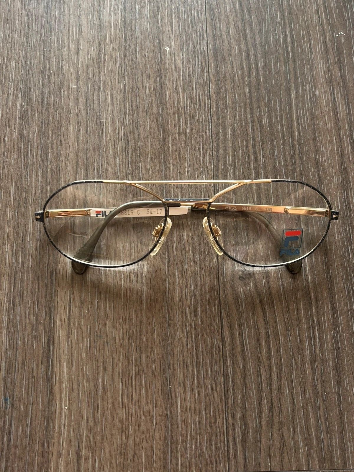 Fila FILA Eyeglass Frames Demo Lens Deadstock 6819 C 54-17 1980's Size ONE SIZE - 1 Thumbnail