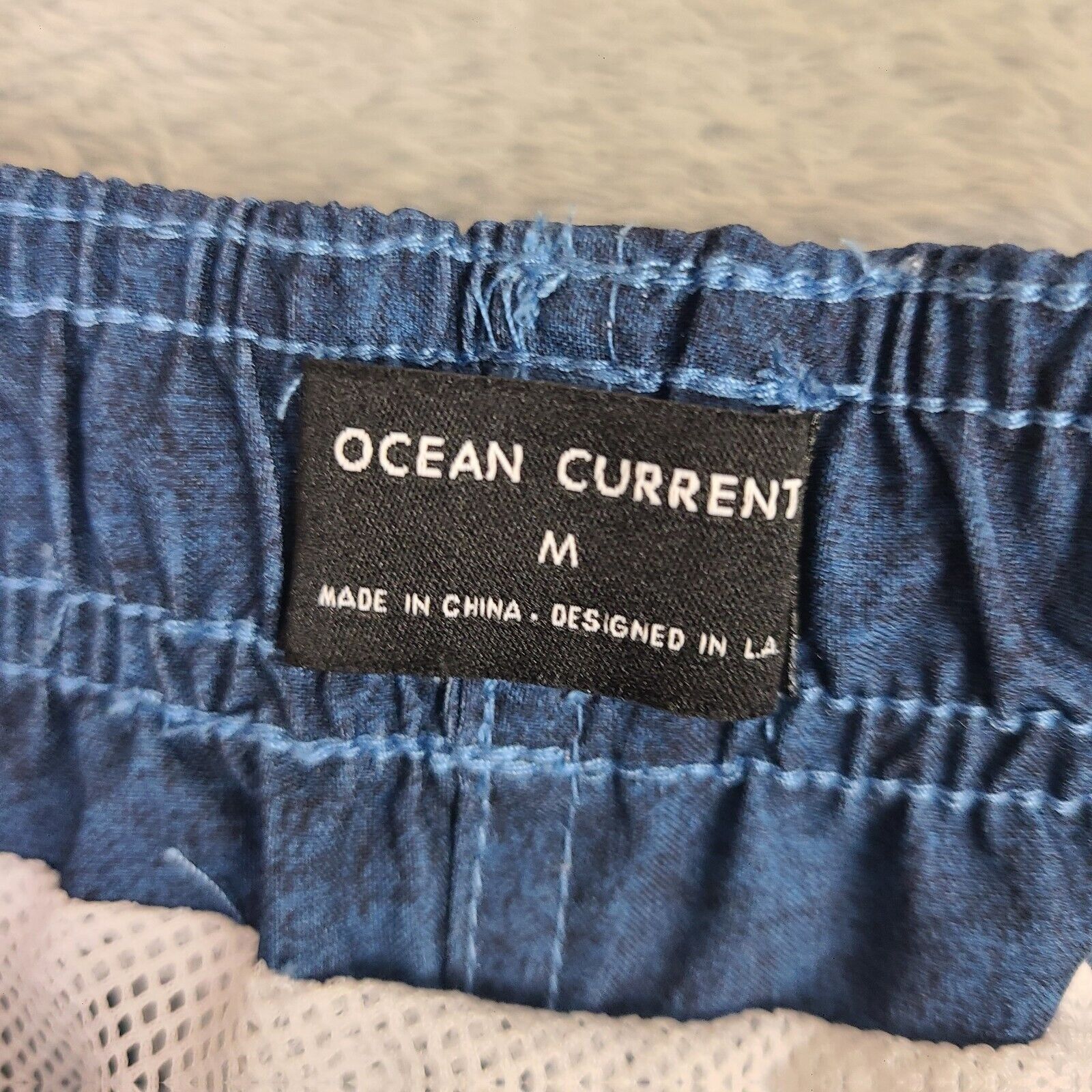 Ocean Current Ocean Current Board Shorts Men’s Blue Pink Gray Lined Hawai Size US 35 - 5 Thumbnail