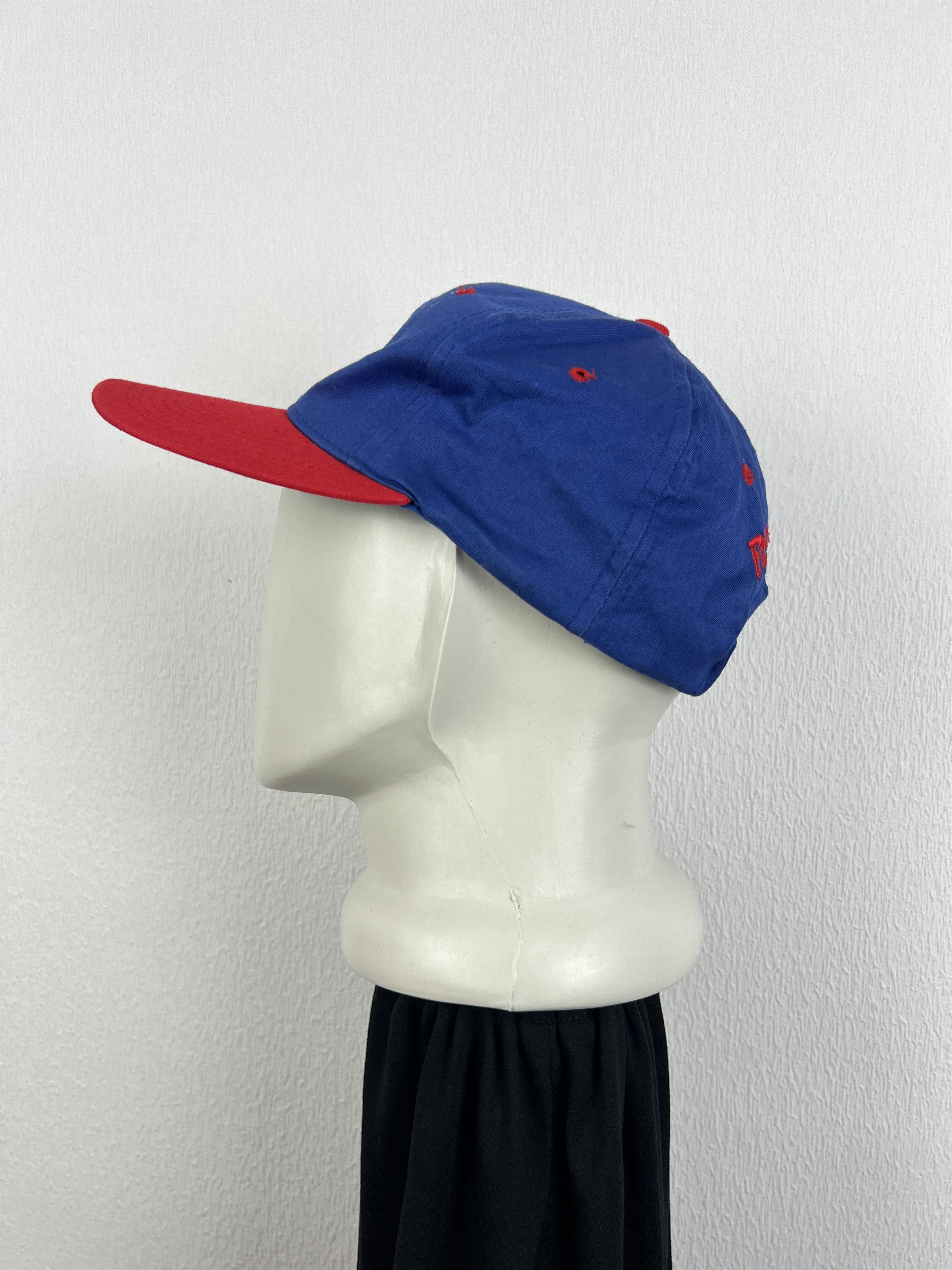 Vintage Vintage Detroit Pistons NBA Snapback Cap Hat Blue Red Rare Size 26 - 4 Thumbnail
