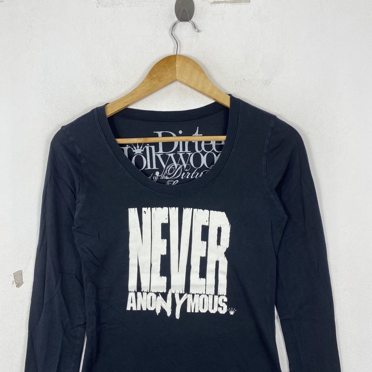 Seditionaries Dirtee Hollywood Y2K Never Anonymous Long Sleeve Shirt Sz S Size US S / EU 44-46 / 1 - 3 Thumbnail