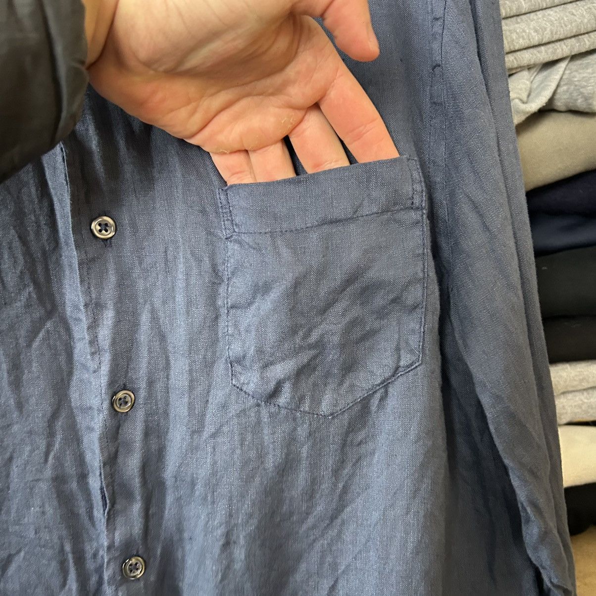 C.P. Company Luxury C.P. Company Small Logo Streetwear y2k button shirt Size US S / EU 44-46 / 1 - 5 Thumbnail